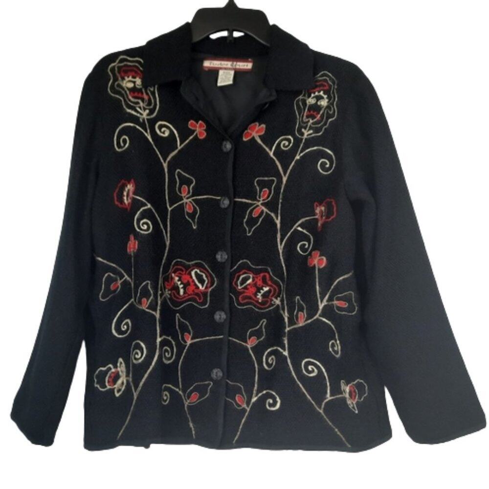 Tudor Court button down blazer jacket size Medium 10/12